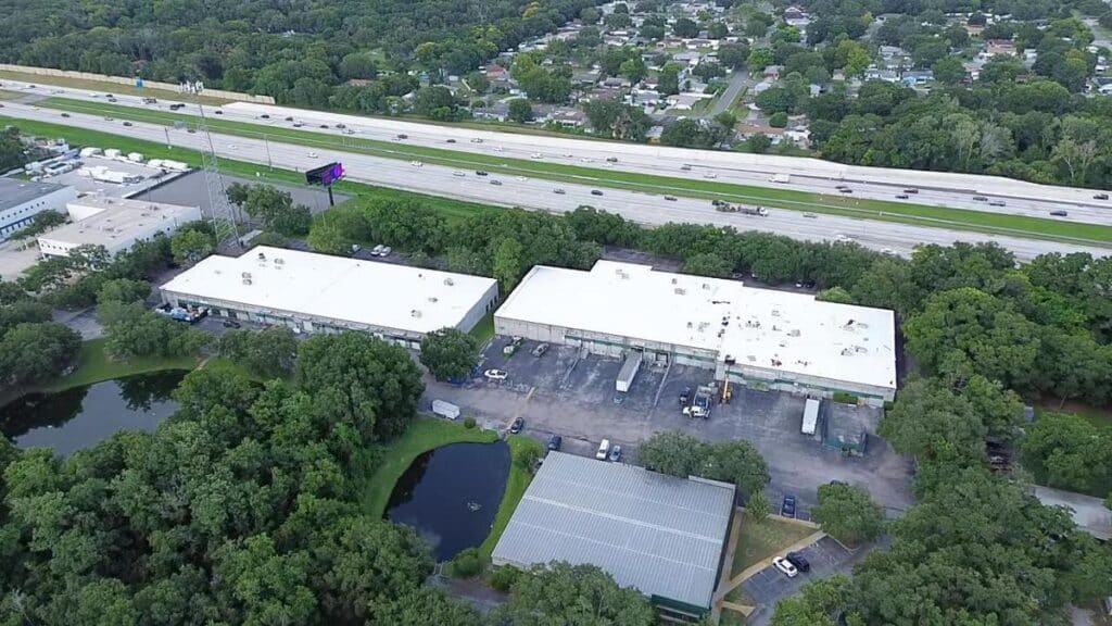 An image of a TPO roof.