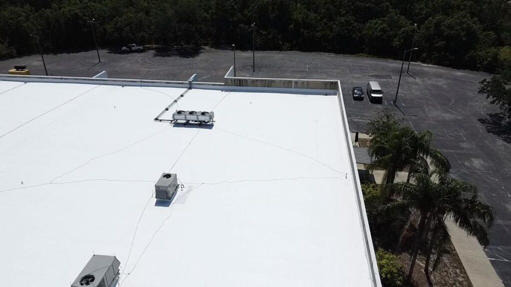 An image of a TPO roof.