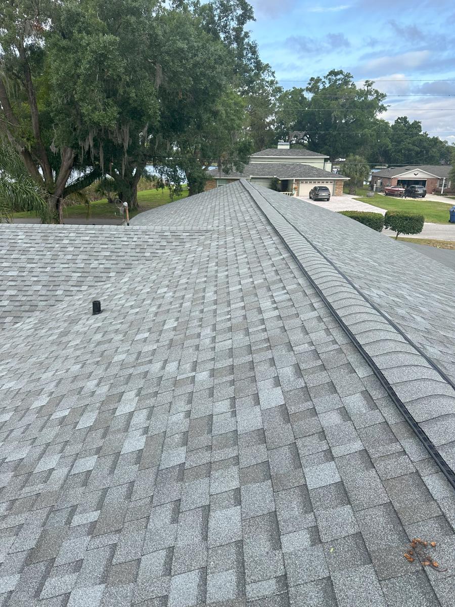 An image of a shingle roof.