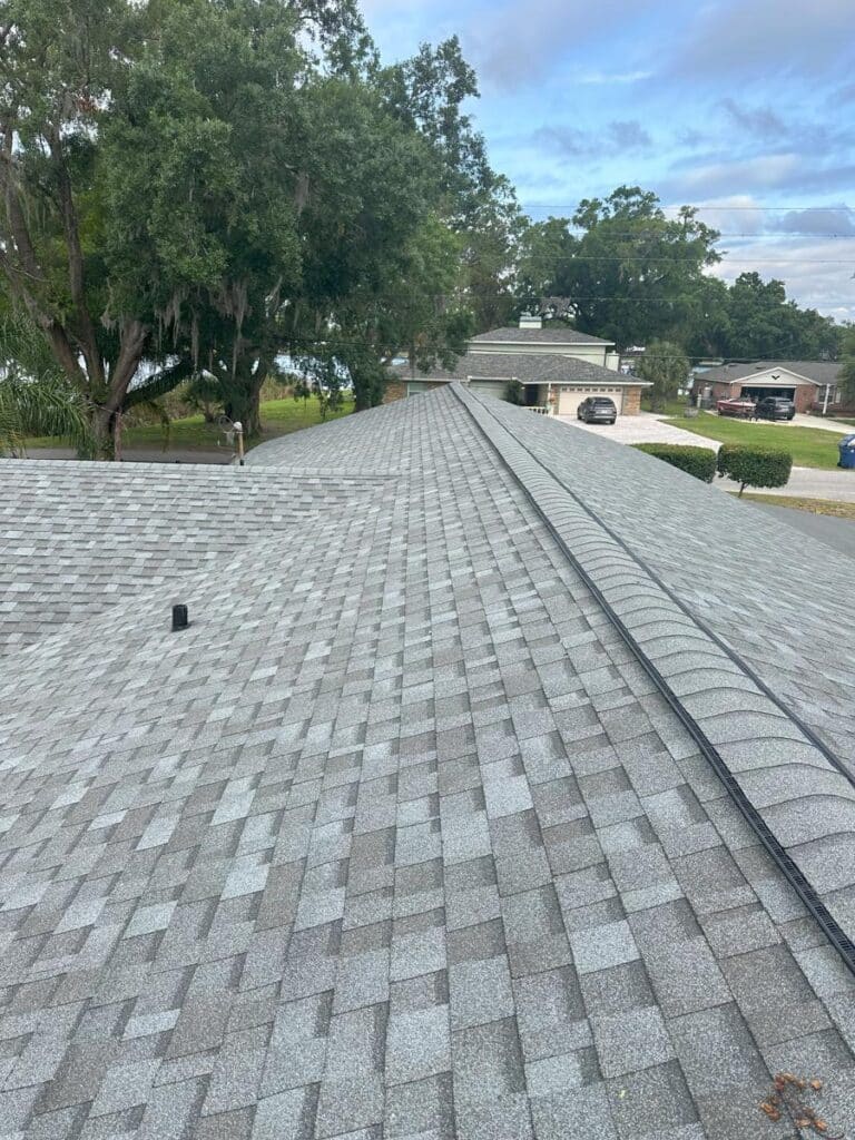 An image of a shingle roof.