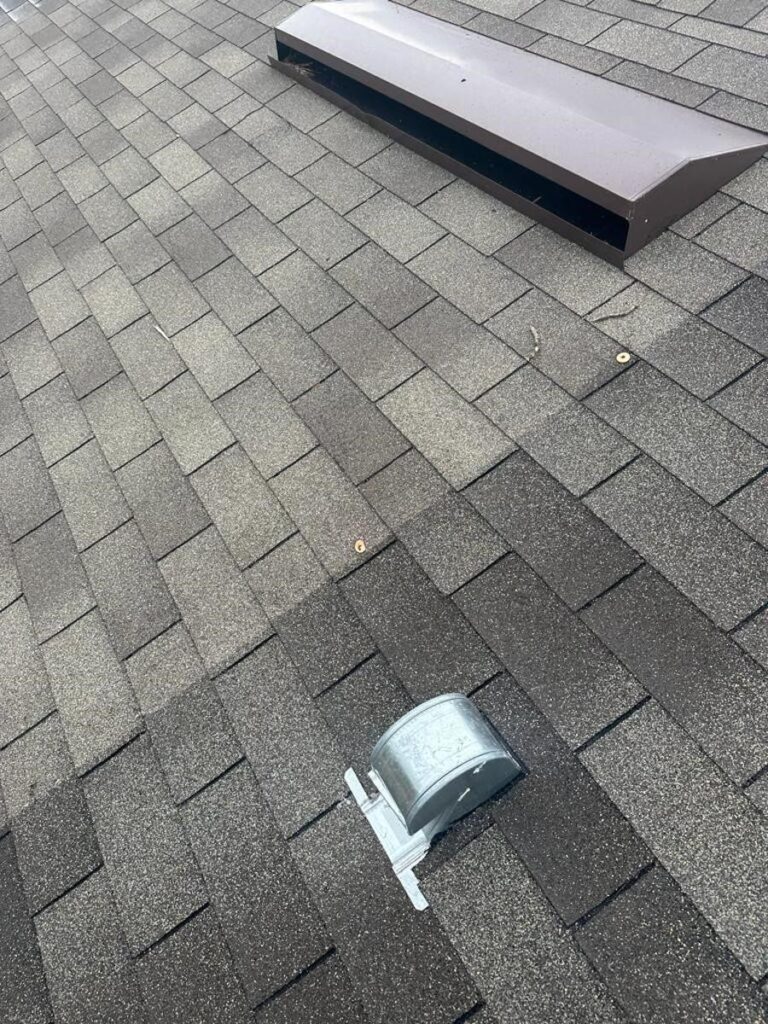 An image of a shingle roof.