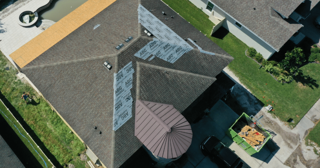 emergency repairs on peeked roof