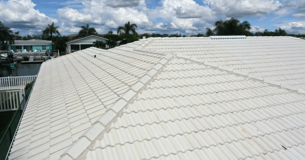 white shingle residential roofing